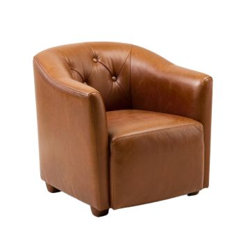 Emrick 24 '' Wide Tufted Barrel Chair