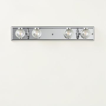 Alies 4-Light Dimmable Polished Chrome Vanity Light (synthetic illustration; no displayed measurements)