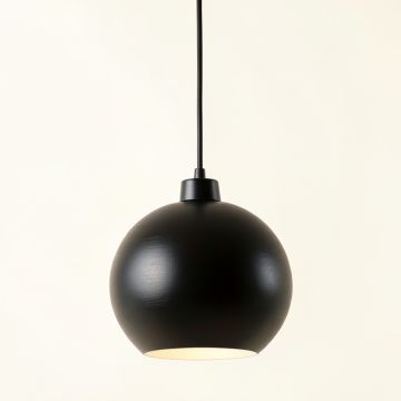 Oak Brook Pendant Light Suspended From One Plain Cable - Black (synthetic illustration; no displayed measurements)