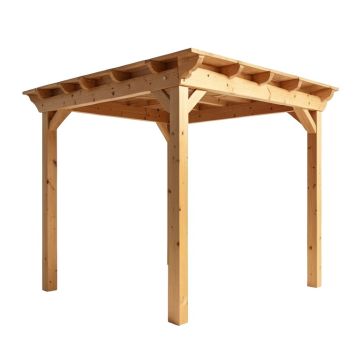 Oasis 14 Ft. W X 10 Ft. D Solid Wood Pergola