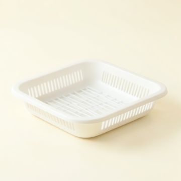 Maple Canyon Empty Under-Desk Cable Tray - White (synthetic illustration; no displayed measurements)