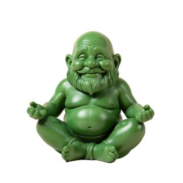 Gnamaste Meditating Gnome Statue