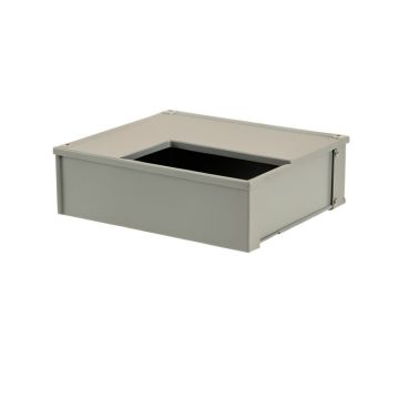 Linden Bend Under-Desk Drawer Unit - Gray (synthetic illustration; no displayed measurements)