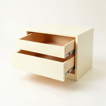 Holly Bend Small-Parts Storage Drawer Cabinet - Cream (synthetic illustration; no displayed measurements)