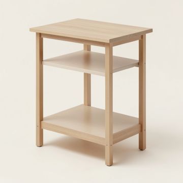 Abdinour 2 Tier Kitchen Corner Rack Prep Table (synthetic illustration; no displayed measurements)