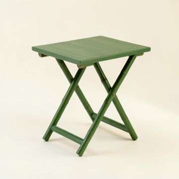 Olive Bridge Compact Balcony Table - Green (synthetic illustration; no displayed measurements)