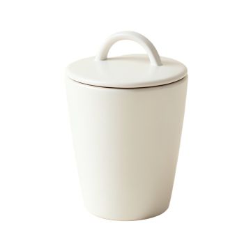River Bend Storage Canister With Lid - White