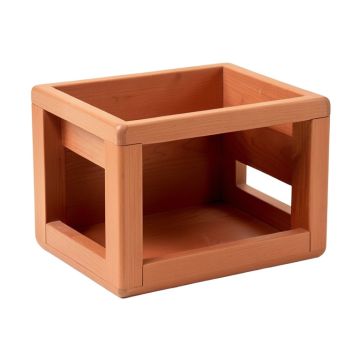 Dune Branch Empty Furniture-Style Pet Crate - Terracotta