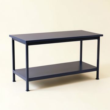 Pine Bridge Empty Workshop Workbench - Navy (synthetic illustration; no displayed measurements)