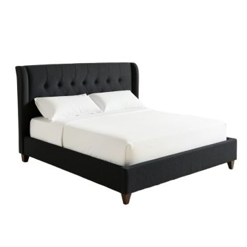 Thaxton Wingback Upholstered Standard Bed
