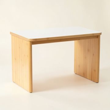 Meadow Bridge Writing Desk - White (synthetic illustration; no displayed measurements)