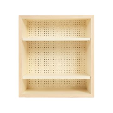 Ridge Bend Empty Wall-Mounted Tool Organizer Panel - Cream