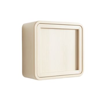 Brook Bridge Wall-Mounted Entry Cabinet - Ivory