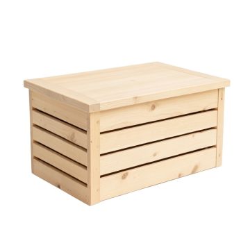 Moss Bluff Closed Outdoor Storage Box - Beige