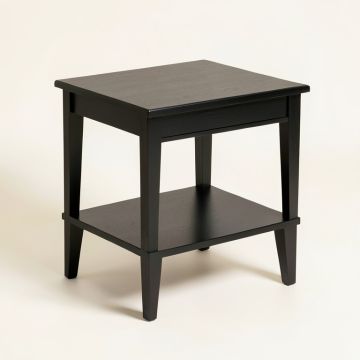 Bay Crest Side Table - Black (synthetic illustration; no displayed measurements)