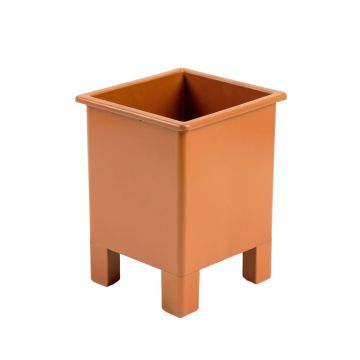 Cedar Branch Empty Raised Planter - Terracotta