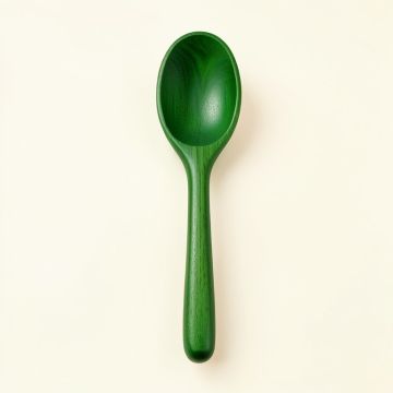 Ash Brook Cooking Spoon - Green (synthetic illustration; no displayed measurements)