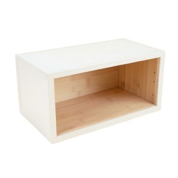 Bay Crossing Shoe Storage Bench - White