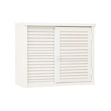 Hazel Bend Wall-Mounted Entry Cabinet - White