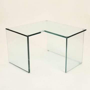 Adelyse Glass L-Shape Desk (synthetic illustration; no displayed measurements)