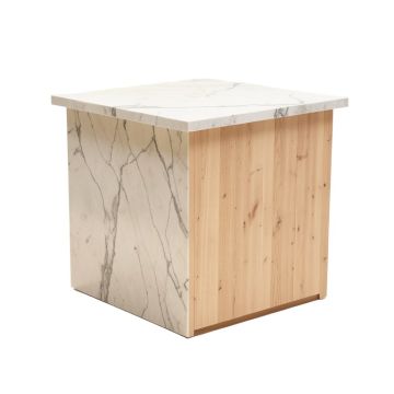 Mantello Kitchen Island Set Marble