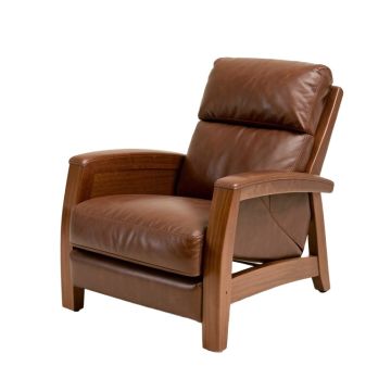 Hebron 29 '' Wide Vegan Leathe Manual Club Recliner