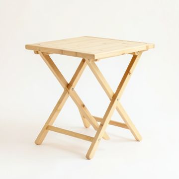 Slate Crossing Compact Balcony Table - Ivory (synthetic illustration; no displayed measurements)