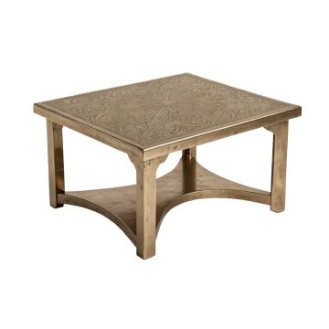Vega Metal Etched Coffee Table (synthetic illustration; no displayed measurements)