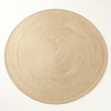 Summit Brook Round Area Rug - Beige (synthetic illustration; no displayed measurements)
