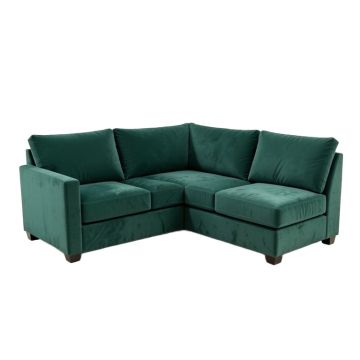 Gulfcrest 141.34 '' Wide Velvet Symmetrical Modular Corner Sectional