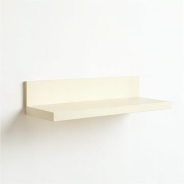 Brook Canyon Wall-Mounted Shelf - Cream (synthetic illustration; no displayed measurements)
