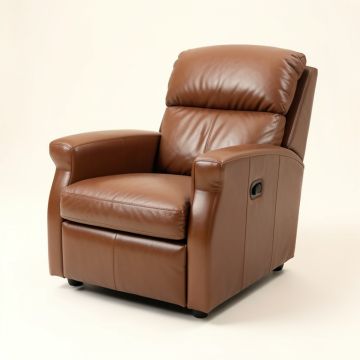 Courtois 34.6 '' Wide Faux Leather Power Lift Assist Standard Recliner With Massager (synthetic illustration; no displayed measurements)