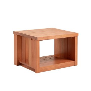 Aspen Bridge Narrow Outdoor Storage Bench - Terracotta