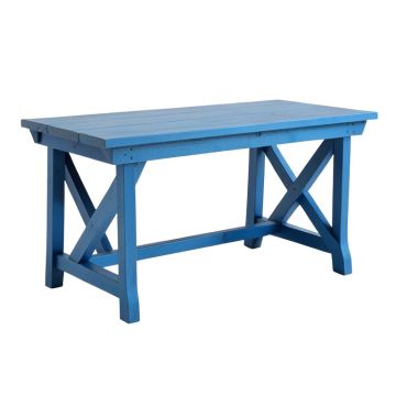 Elm Branch Empty Workshop Workbench - Blue