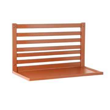 Linden Dale Wall-Mounted Entryway Organizer Shelf - Terracotta