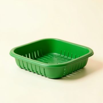 Laurel Field Empty Under-Desk Cable Tray - Green (synthetic illustration; no displayed measurements)
