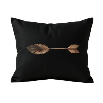 Rustic Patch Arrow Print Body Pillow Case (synthetic illustration; no displayed measurements)