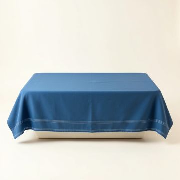 Alder Crossing Flat Bed Sheet - Blue (synthetic illustration; no displayed measurements)