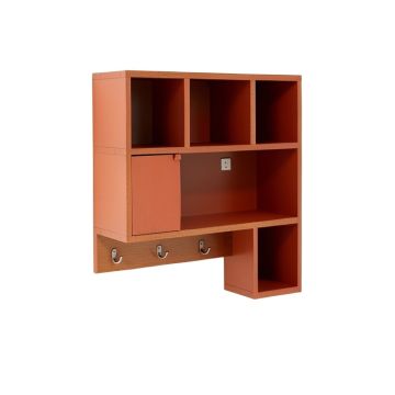 Birch Arc Wall-Mounted Entryway Organizer Shelf