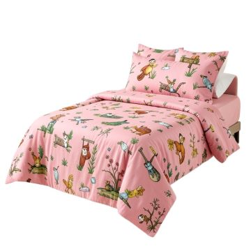 Speers Safari 4 Piece Crib Bedding Set
