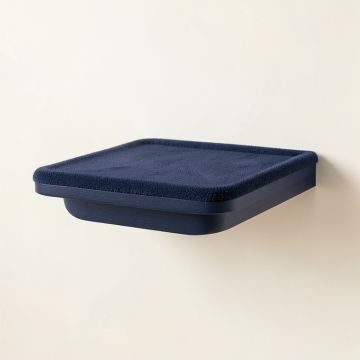 Sage Crossing Wall-Mounted Cat Perch - Navy (synthetic illustration; no displayed measurements)