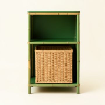 Holly Arc Freestanding Pull-Out Hamper Cabinet (synthetic illustration; no displayed measurements)