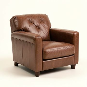 Brookhhurst 48 '' Wide Tufted Down Cushion Armchair (synthetic illustration; no displayed measurements)