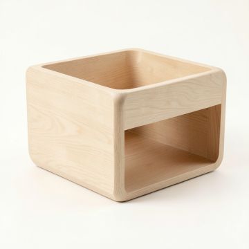 Bay Branch Empty Furniture-Style Litter Enclosure - Beige (synthetic illustration; no displayed measurements)