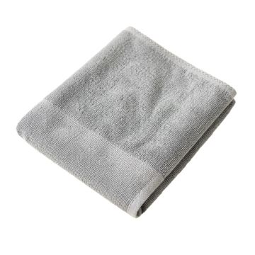 Glen Edge Bath Towel - Gray