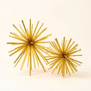 2 Piece Sienna Starburst Sculpture Set (synthetic illustration; no displayed measurements)