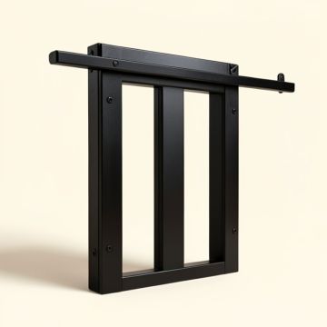 I Shape Heavy Duty Standard Single Track Barn Door Hardware Kit (synthetic illustration; no displayed measurements)