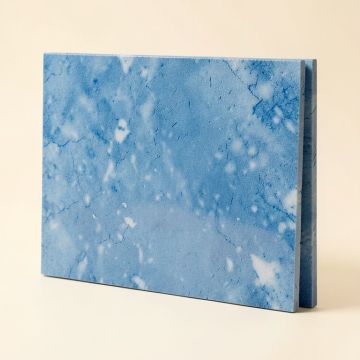 Roman Selection Glass Mosaic Tile In Iced Blue (synthetic illustration; no displayed measurements)