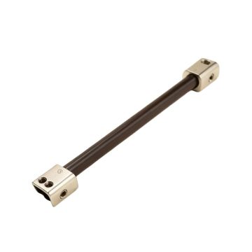 Fleurette Square Single Curtain Rod