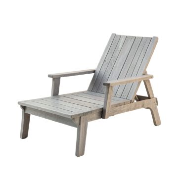 Wren Bend Outdoor Lounge Chair - Gray
